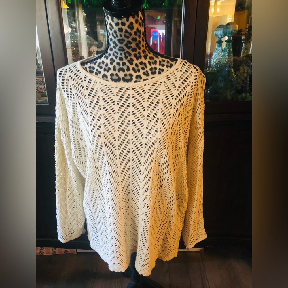 Vintage net long sleeved shirt
